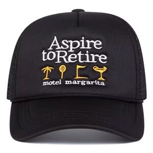 Aspire to Retire Hat- Motel Margarita